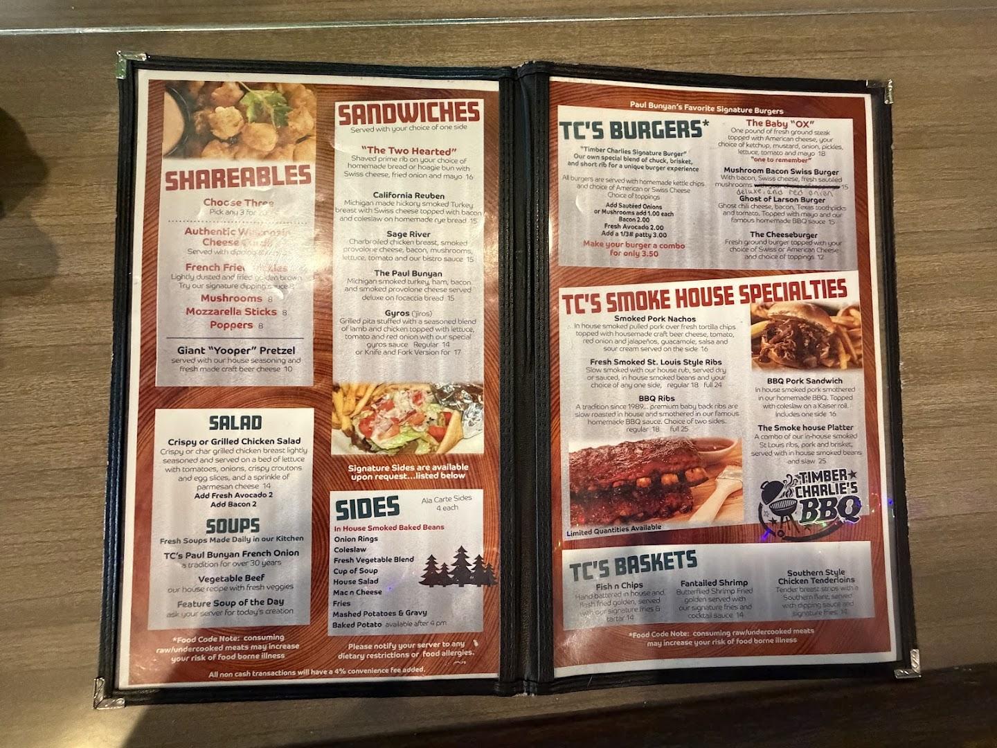 Timber Charlie's Food & Spirit
